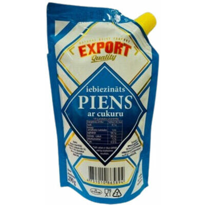 EXPORT stavpaka  Iebiezināts piens ar cukuru, 290g
