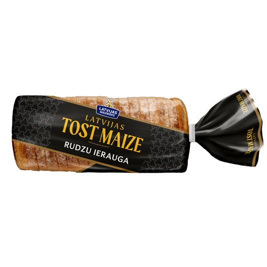 Latvijas maiznieks Tost Maize Rudzu ierauga tostermaize 450g