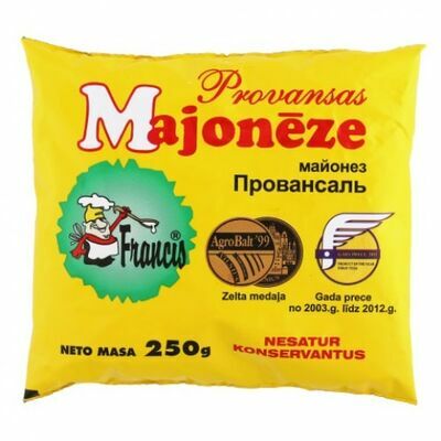 Majonēze Provansas Francis 250g