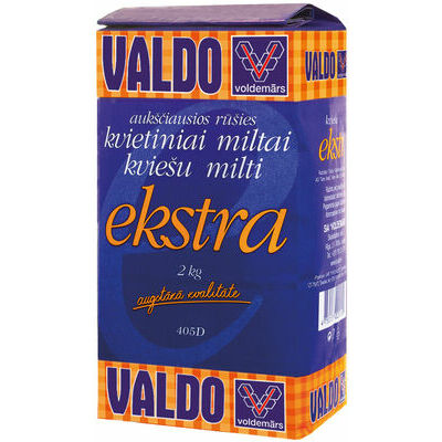 Milti kviešu Ekstra, augstākā labuma 2kg, Valdo