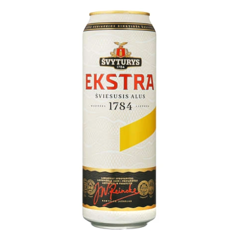 Švyturys "Extra Premium" alus 568 ml 5.2% alk.