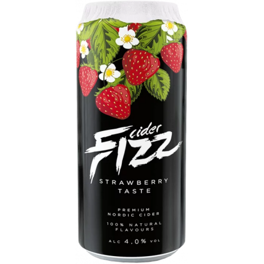 Fizz - Sidrs zemeņu bundža 0,5l