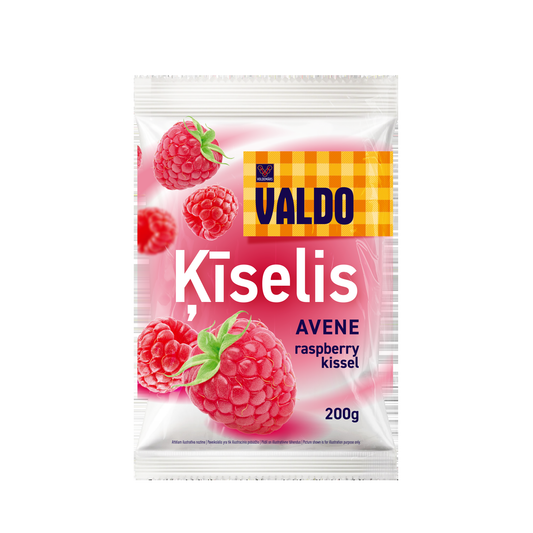 Ķīseļis VALDO ar aveņu garšu 200 g