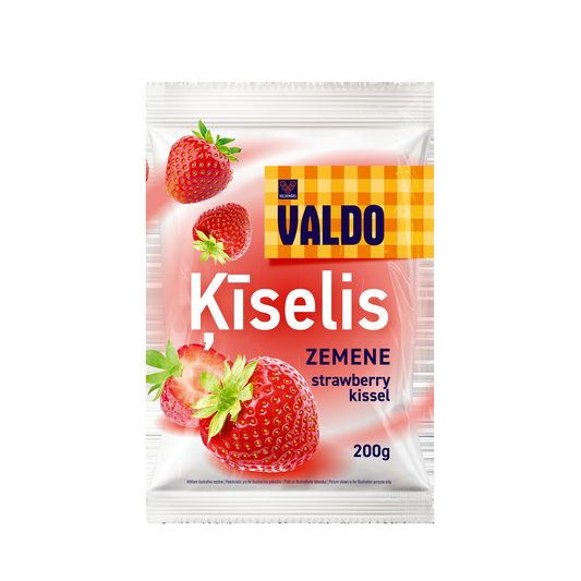 Ķīseļis VALDO ar zemeņu garšu 200 g