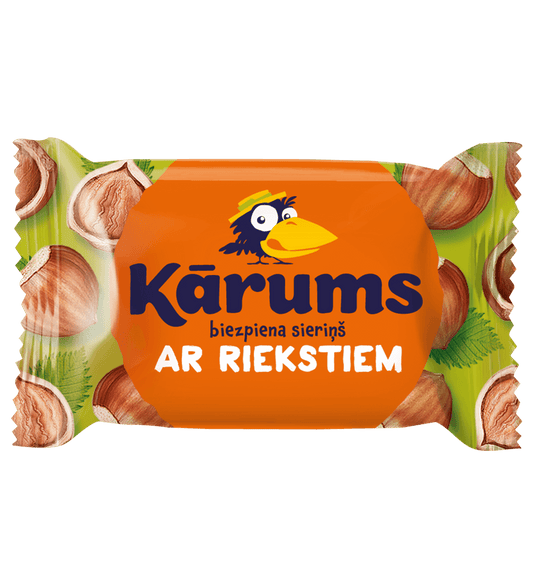 Kārums Biezpiena sieriņš ar riekstiem, 45g