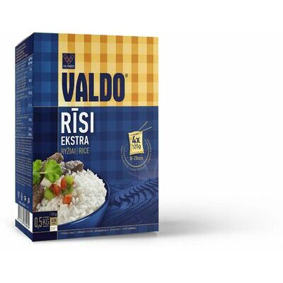 Rīsi Ekstra 500g (4x125g), Valdo