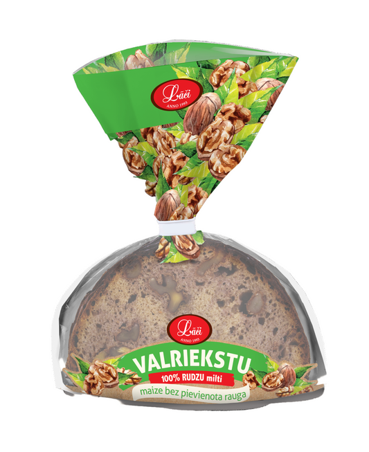 Lāči Valriekstu maize, 250g