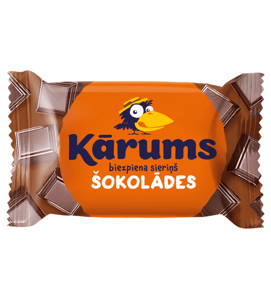 Kārums Biezpiena sieriņš ar šokolādes gabaliņiem, 45g