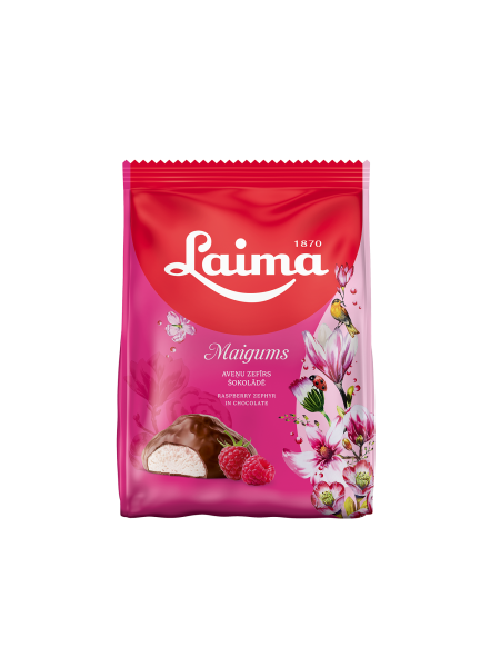 LAIMA MAIGUMS AVEŅU ZEFĪRS TUMŠAJĀ ŠOKOLĀDĒ 175g