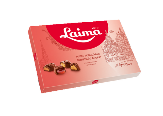 LAIMA PIENA ŠOKOLĀDES KONFEKŠU IZLASE 215g