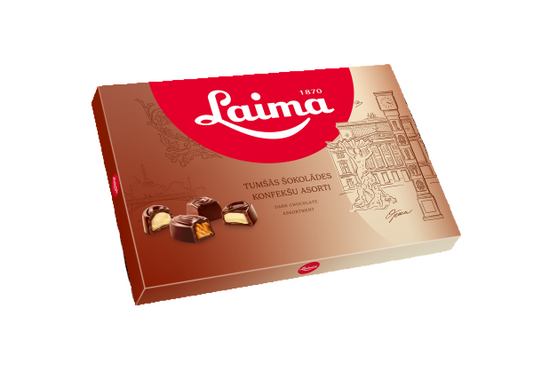 LAIMA TUMŠĀS ŠOKOLĀDES KONFEKŠU IZLASE 215g