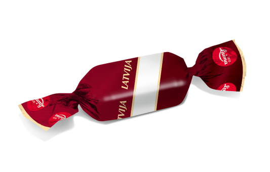 LAIMA ŠOKOLĀDES KONFEKTES LATVIJA 200g (iepakots veikalá)