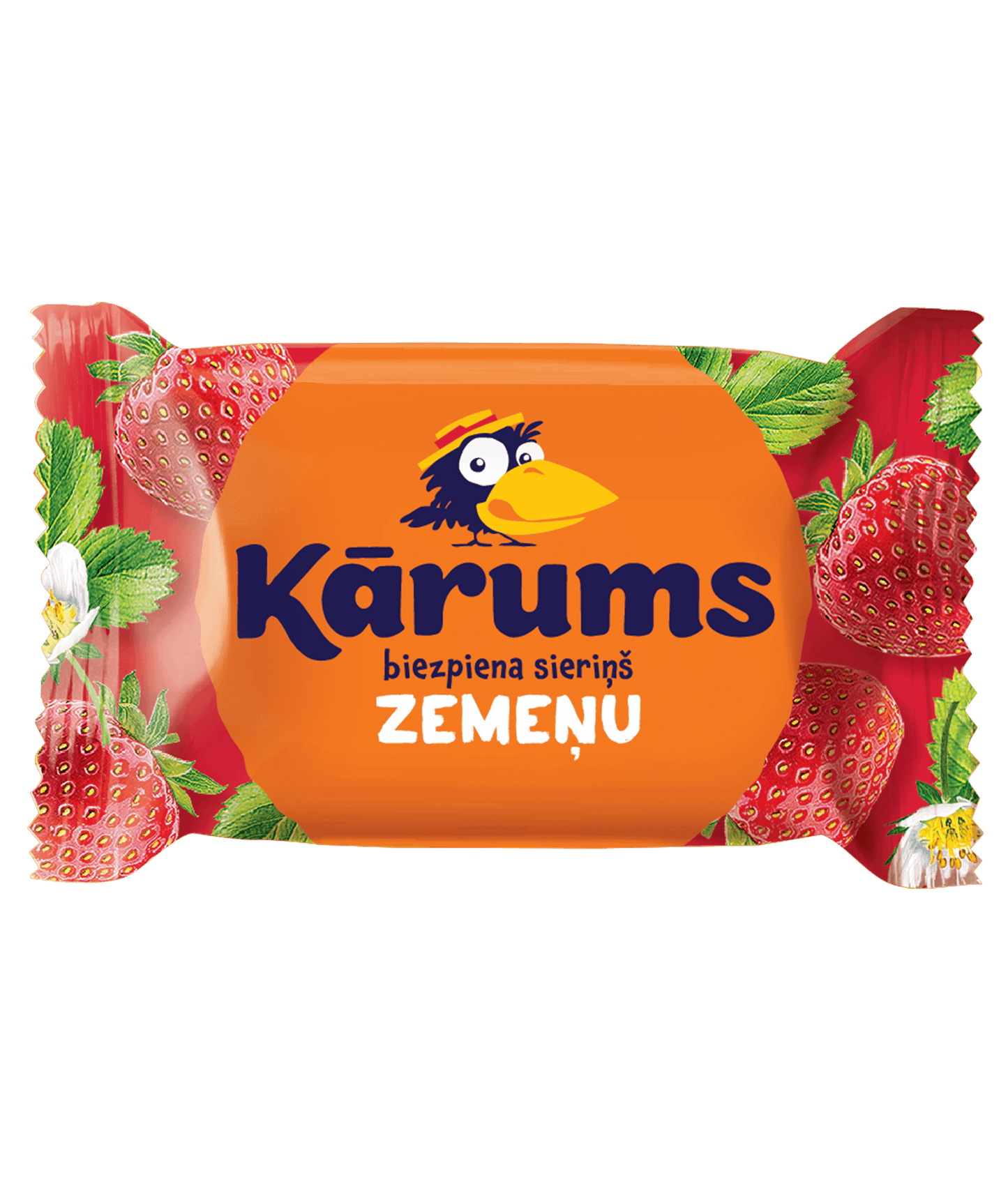 Kārums Biezpiena sieriņš zemeņu, 45g