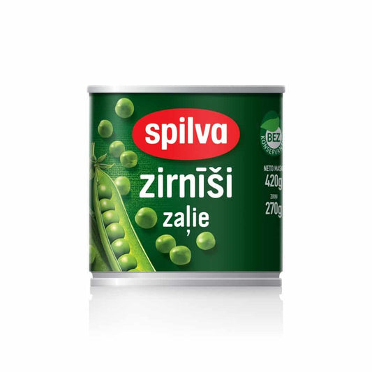 Spiva Zaļie zirnīši 340g