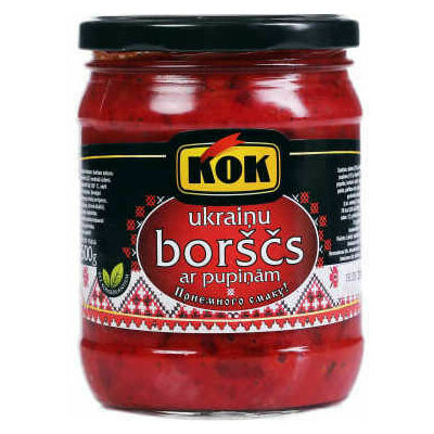 Zupa Ukraiņu borščs ar pupiņām 500g, KOK